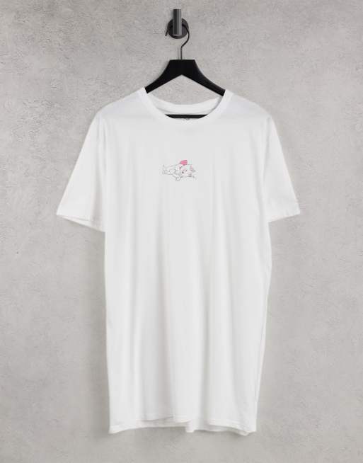 Aristocats – Marie – T-Shirt-Kleid in Weiß