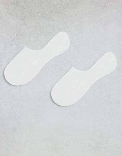 ARKET 2 pack sneaker socks in white - view 1