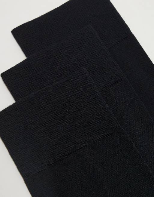 ARKET 3 pack ankle socks in black, 2 of 3