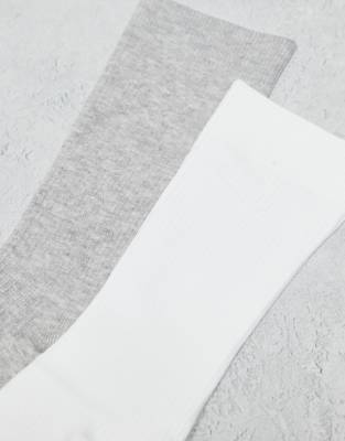 Arket 5-pack Cotton Ribbed Socks In Multi