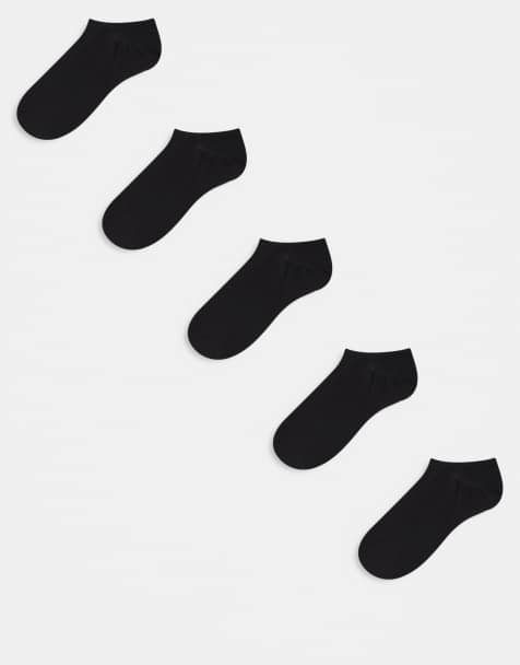 ARKET – 5er-Pack Sneakersocken in Schwarz - view 1