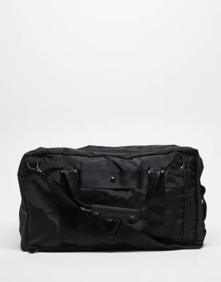 ARKET - 72-hr - Unisex-Reisetasche in Schwarz mit drei Nutzungsmöglichkeiten