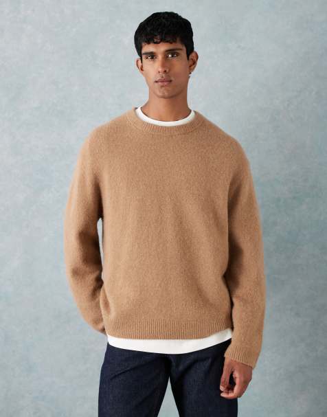 ARKET alpaca wool blend sweater in camel - view 1