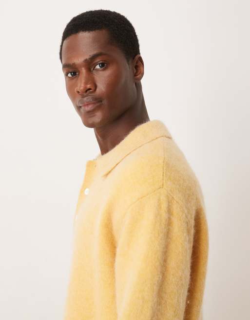 THE SHISHIKUI ALPACA KNIT YELLOW シシクイ Ombre Superfine Alpaca Funnel Neck Pullover – Tibi Official