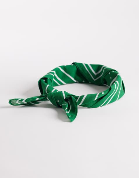ARKET - Bandana-sjaal in groen - view 1