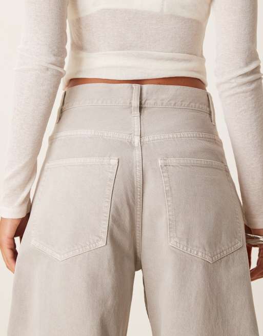 ARKET – Barrel-Jeans aus weichem Denim in Grau, 4 von 5