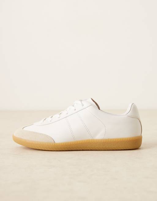 ARKET - Baskets en cuir de qualité supérieure - Blanc, 5 de 5