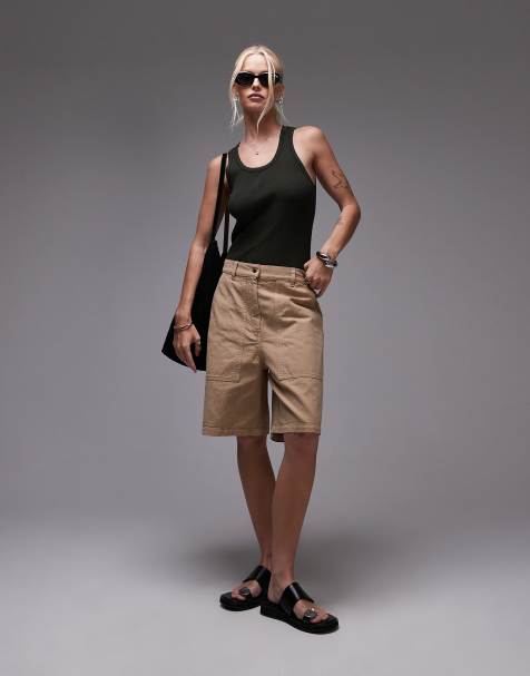 ARKET - Bermuda multitasche in cotone beige - view 1