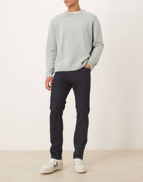 ARKET - Birch - Stretch slim-fit jeans in donker gewassen blauw - view 1