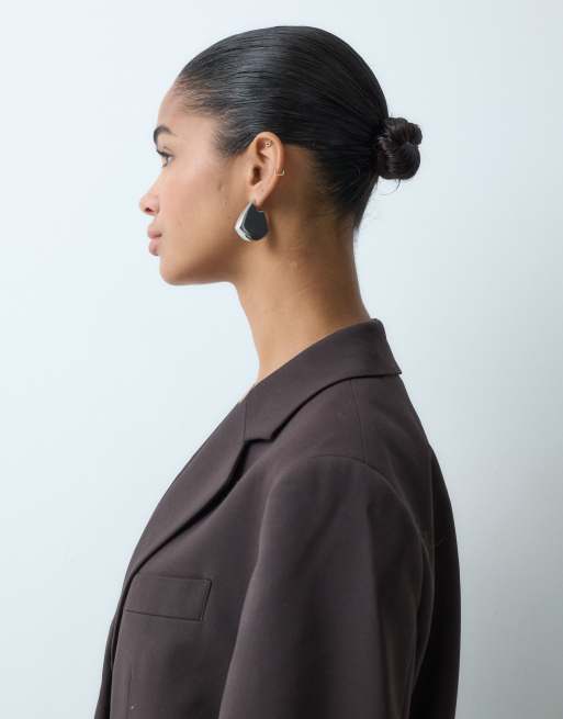 ARKET Blazer aus Wollmix in Dunkelbraun, 2 von 4