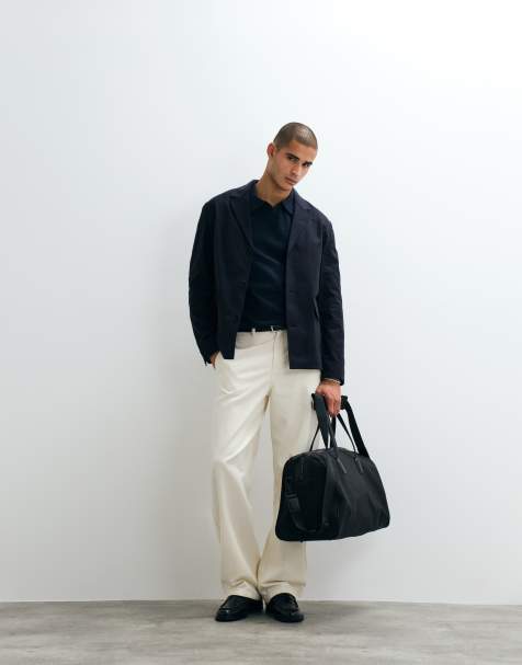 ARKET - Blazer en pur coton - Bleu marine - view 1