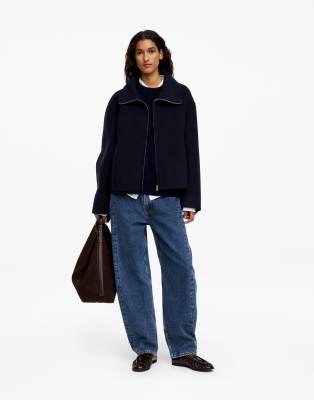 Arket Bloom Barrel Leg Jeans In Multi