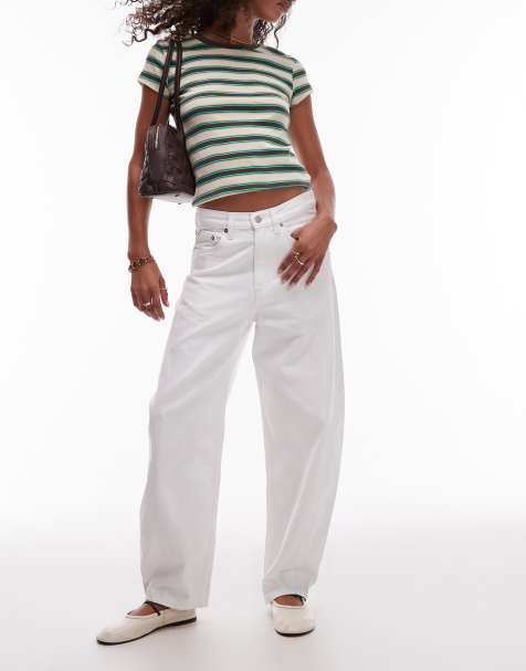 ARKET - Bloom - Jeans bombati alla caviglia bianco invernale - view 1