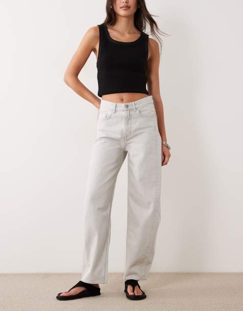 ARKET - Bloom - Råhvide tøndeformede jeans - view 1