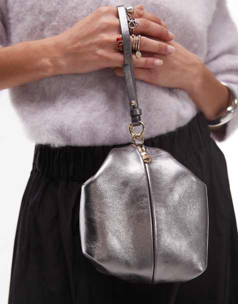 ARKET - Borsa color argento metallizzato - view 1