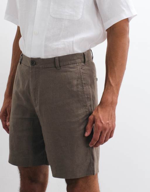 ARKET – Bruna, figursydda shorts i rent linne, 3 av 5