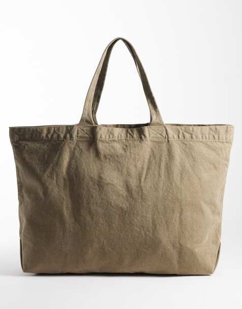 ARKET - Cabas en coton - Beige foncé - view 1