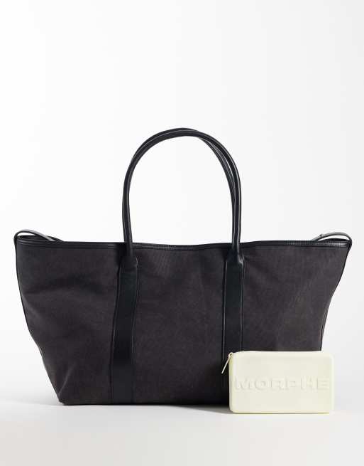 ARKET - Cabas oversize en toile - Noir, 2 de 4