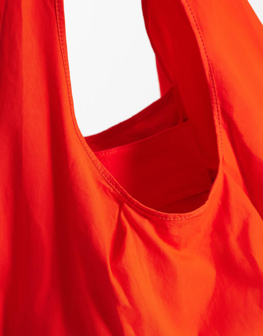 ARKET - Cabas pliable - Rouge, 3 de 4
