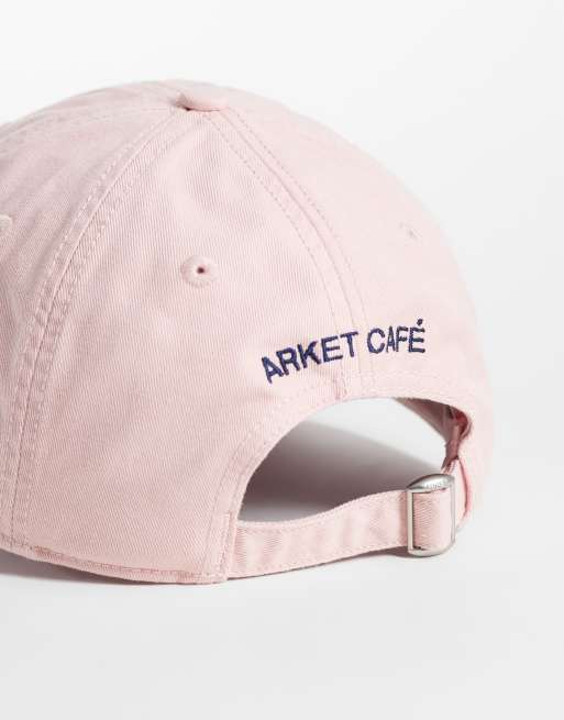 ARKET - Cafe - Cappellino rosa chiaro con occhi ricamati, 2 di 3