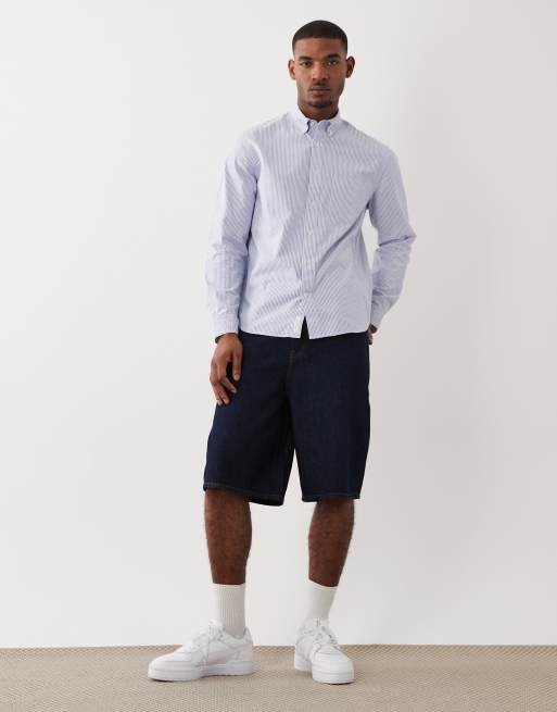 ARKET - Camicia a righe azzurre, 2 di 5