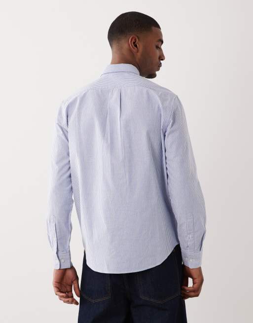 ARKET - Camicia a righe azzurre, 4 di 5