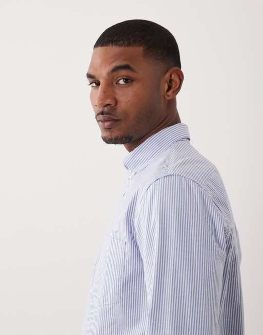 ARKET - Camicia a righe azzurre, 5 di 5