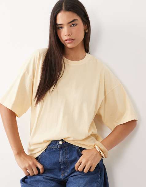 ARKET - Camiseta amarilla extragrande - view 1