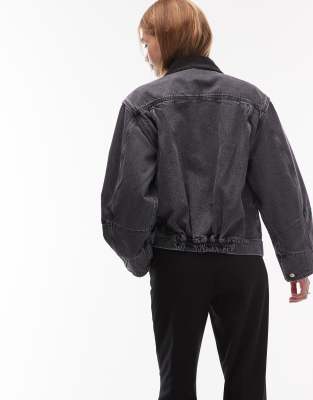 Arket Canvas Barn Jacket In Black