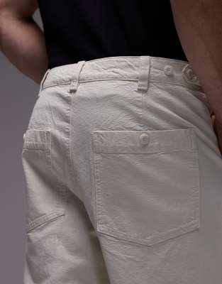 ARKET CANVAS LOOSE PANTS 