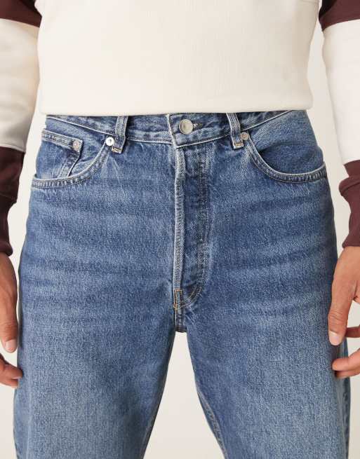 ARKET – Canyon – Jeans mit geradem Bein und verwaschenem Mittelblau , 5 von 5