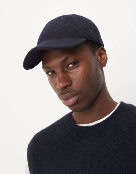 ARKET - Casquette en laine - Bleu marine - view 1