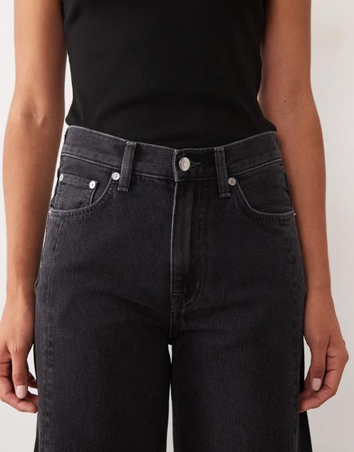 ARKET Cedar vaqueros baggy de talle alto en negro lavado, 5 de 5