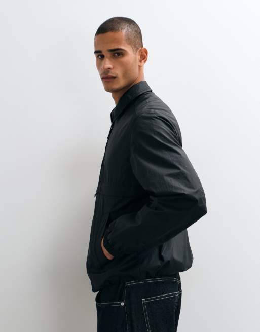 ARKET chaqueta coach de nylon en negro, 5 de 5