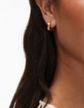 [Arket] ARKET chunky hoop earrings in gold plated brass No Size GOLD