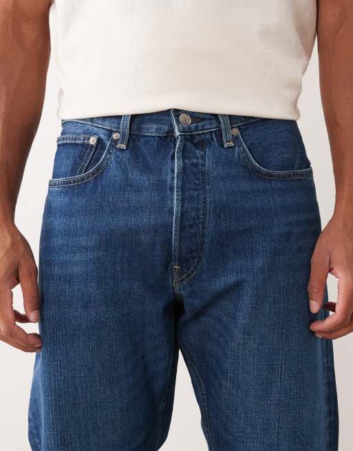 ARKET - Cliff Authentic - Jeans dritti lavaggio blu medio vintage, 4 di 5