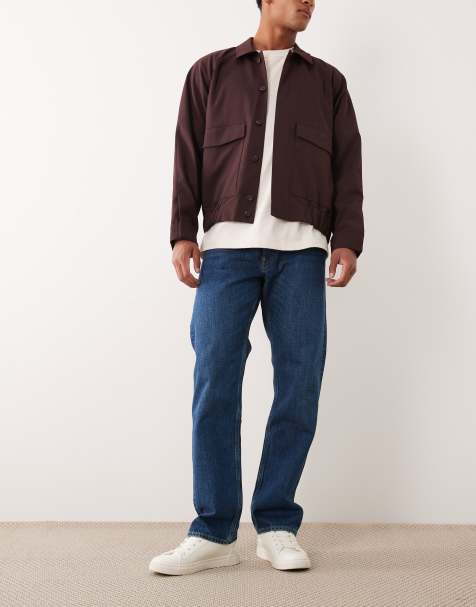 ARKET - Cliff Authentic - Jeans met rechte pasvorm in vintage mid-wash blauw - view 1