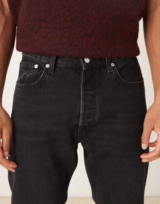 ARKET - Cliff Authentic - Sorte jeans med lige pasform, 5 af 5