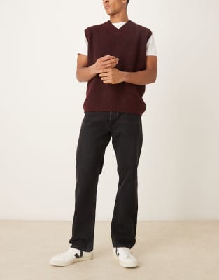 Arket Cliff Authentic Straight Fit Jeans In Brown