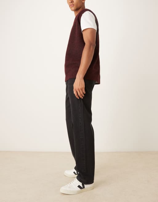 ARKET Cliff authentic straight fit jeans in black, 2 of 5