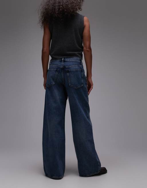 ARKET – Cloud – Baggy Jeans in dunkelblauer Waschung mit weitem Bein und niedrigem Bund, 2 von 5