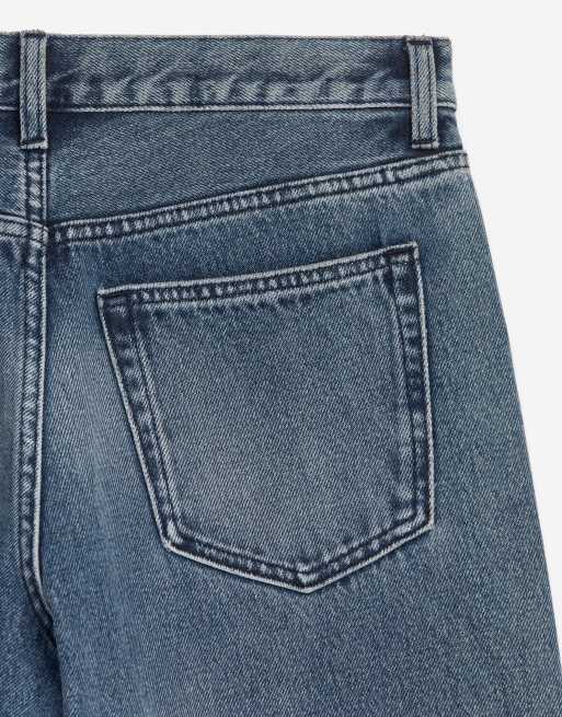 ARKET – Cloud – Baggy Jeans in dunkelblauer Waschung mit weitem Bein und niedrigem Bund, 4 von 5