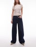 ARKET Cloud low rise baggy wide leg jeans in blue rinse wash