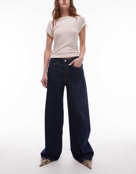 ARKET – Cloud – Weite Jeans in blauer Rinse-Waschung - view 1