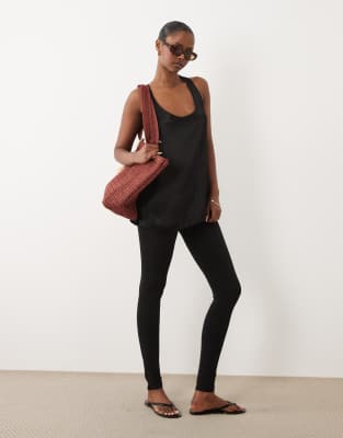 Arket ARKET co-ord seamless legging in black