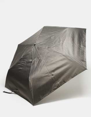 Arket ARKET compact umbrella in grey-Brown