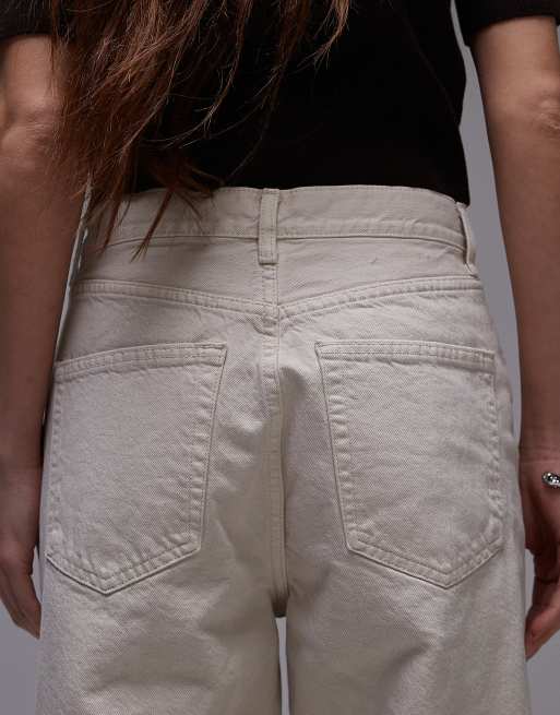 ARKET - Coral - Jean décontracté à taille haute - Blanc cassé, 4 de 5