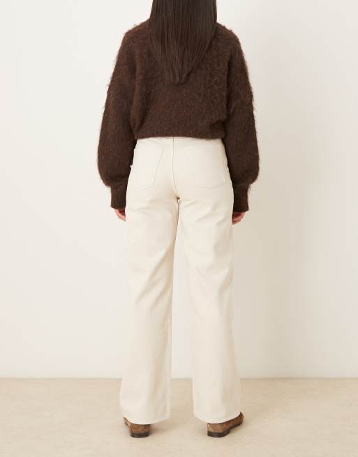 ARKET - Coral - Jean décontracté à taille haute - Blanc cassé, 2 de 5