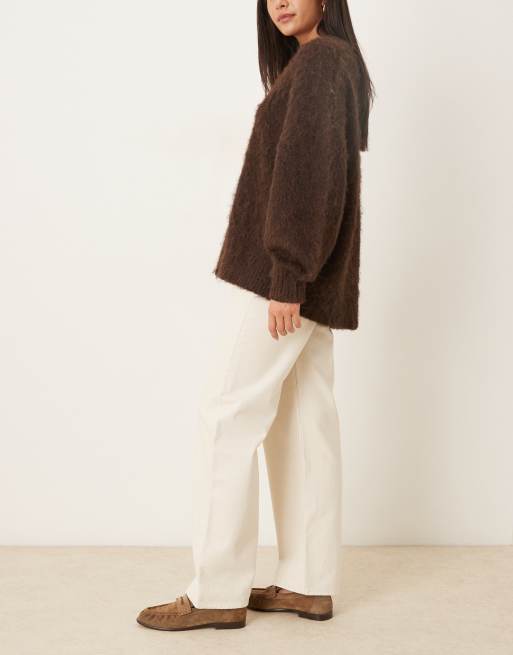 ARKET - Coral - Jean décontracté à taille haute - Blanc cassé, 3 de 5