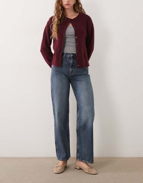 ARKET Coral jeans dritti con lavaggio blu medio - view 1